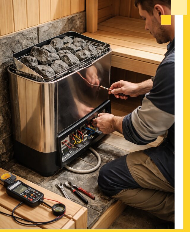 Продажа и установка электрокаменок для саун в Печоре