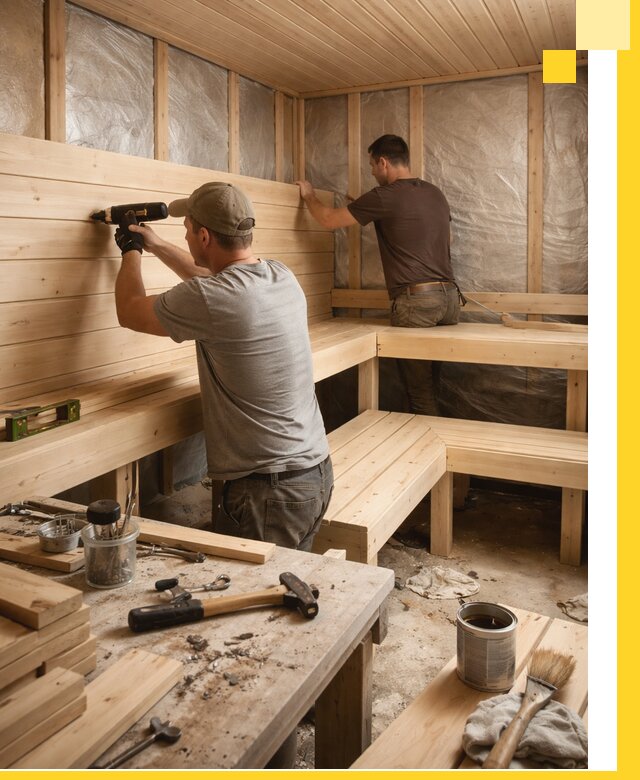 Профессиональная отделка бань и саун под ключ в Печоре