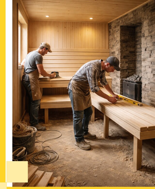 Отделка бани в Печоре: внутренняя отделка от 3055 р. | ЭриданПчр