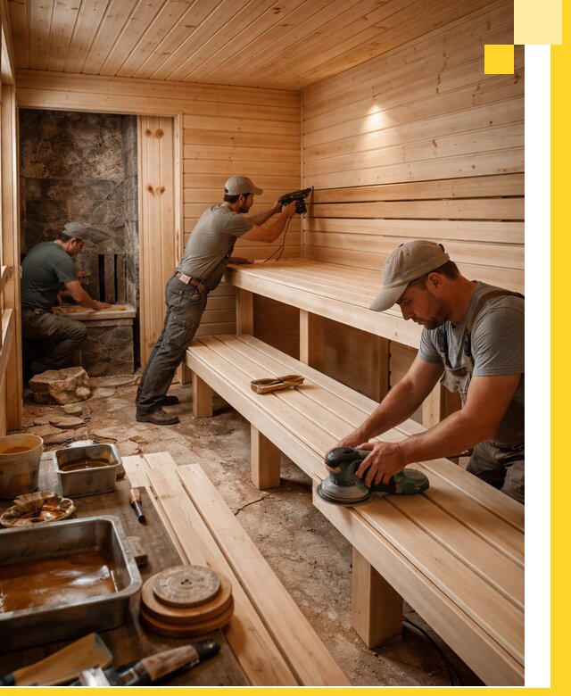 Профессиональная отделка бань в Печоре под ключ, с гарантией