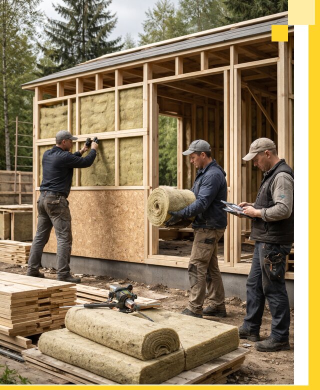 Проектирование и строительство каркасных бань в Печоре под ключ