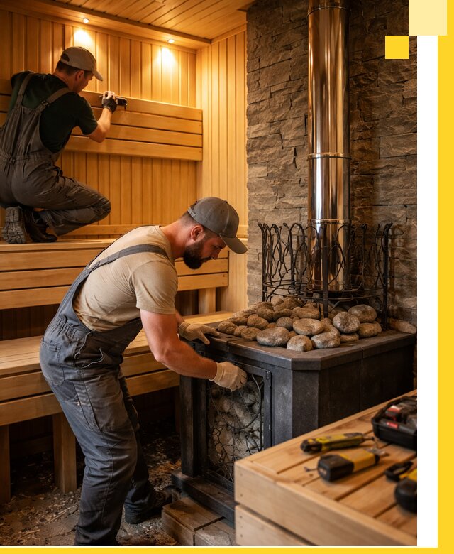 Комплексный дизайн бань, саун и зон отдыха в Печоре