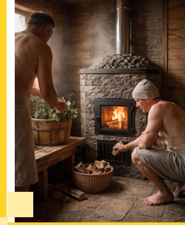 Банные печи под ключ в Печоре от 45819 р. | ЭриданПчр кирпичная