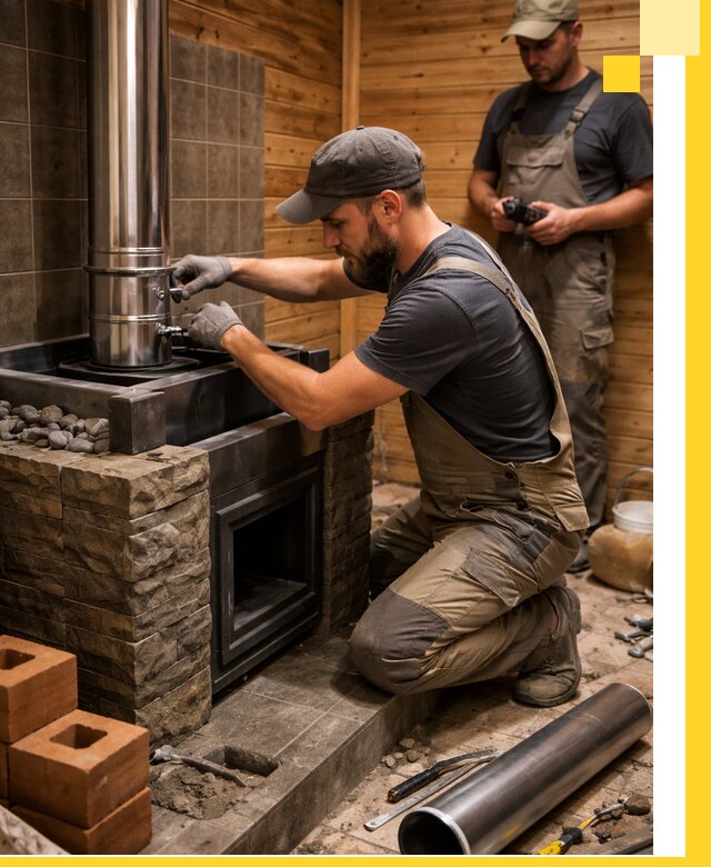 Изготовление и установка банных печей под ключ в Печоре