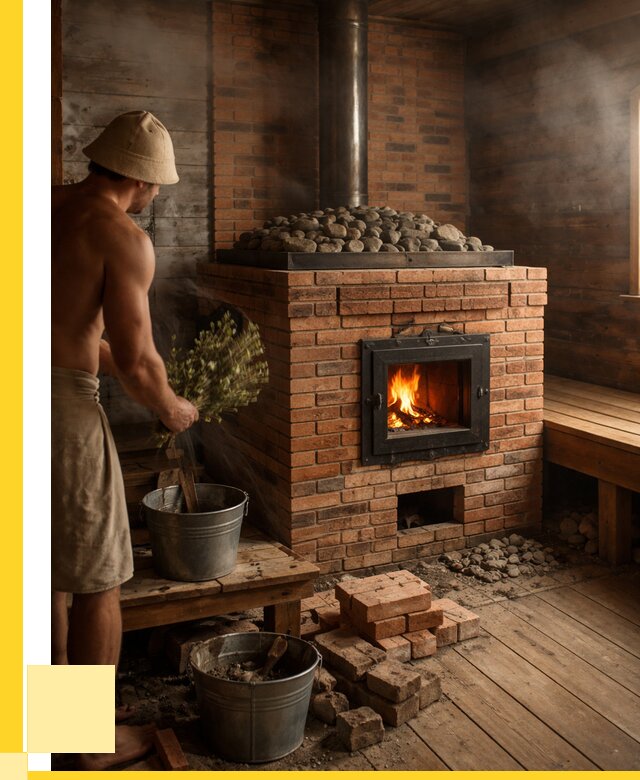 Кирпичные банные печи в Печоре от 91638 р. | ЭриданПчр