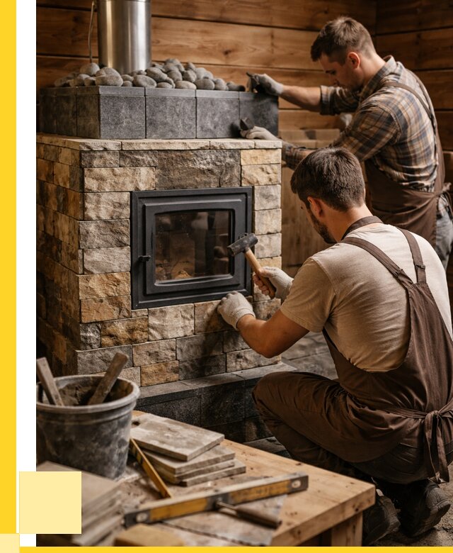 Облицовка банной печи в Печоре от 15273 р. | ЭриданПчр