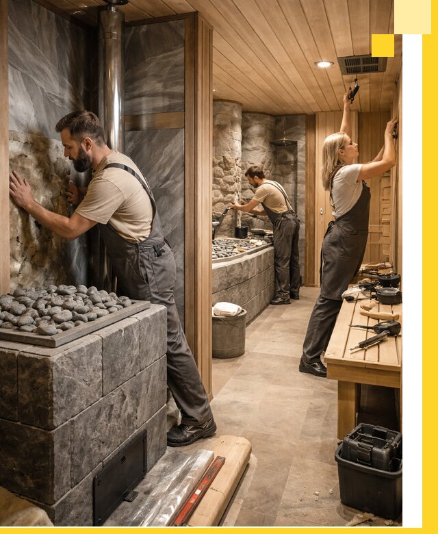 Строительство бань и SPA процедур в Печоре под ключ и отделкой