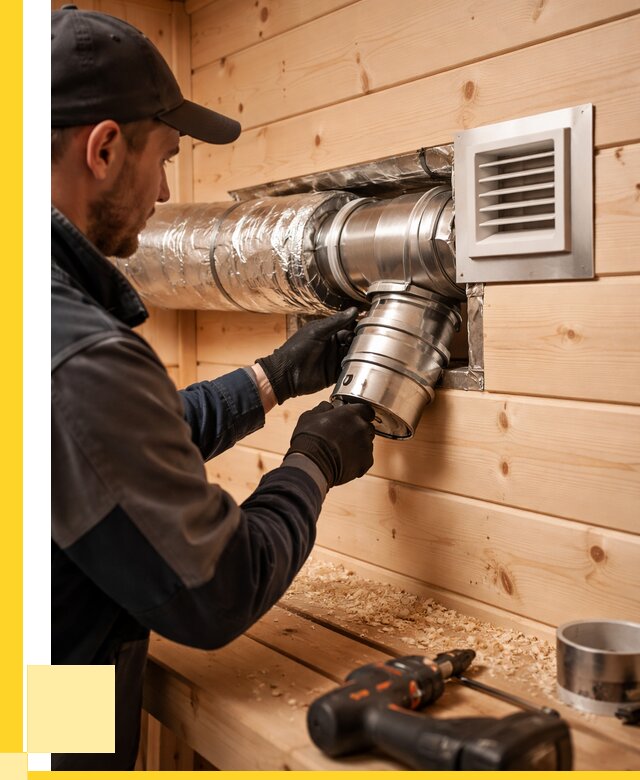 Монтаж вентиляции бани в Печоре от 12218 р. | ЭриданПчр