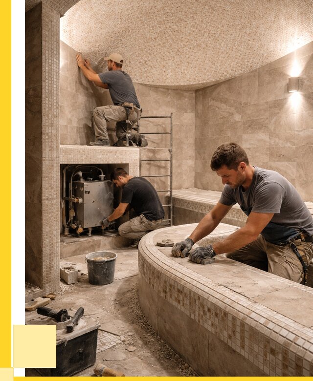 Монтаж хамамов под ключ в Печоре от 254550 р. ЭриданПчр