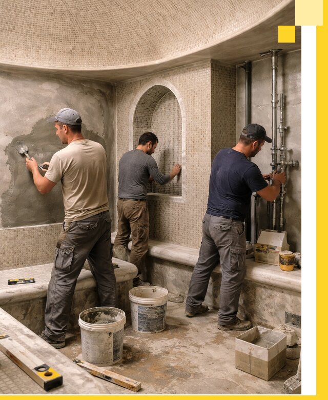 Профессиональный монтаж хамамов под ключ в Печоре с гарантией