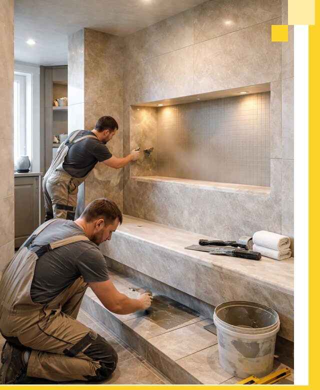 Профессиональное строительство хамама в квартире в Печоре