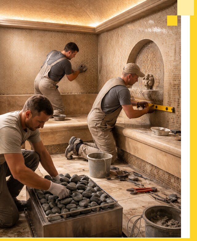 Проектирование и строительство хамама и сауны в Печоре