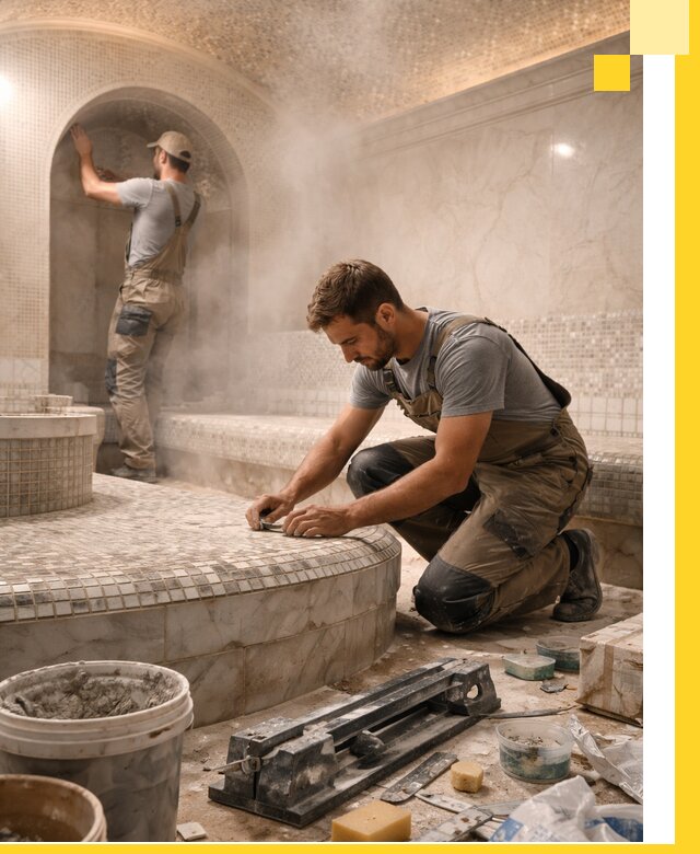 Профессиональный дизайн хамама и SPA под ключ в Печоре