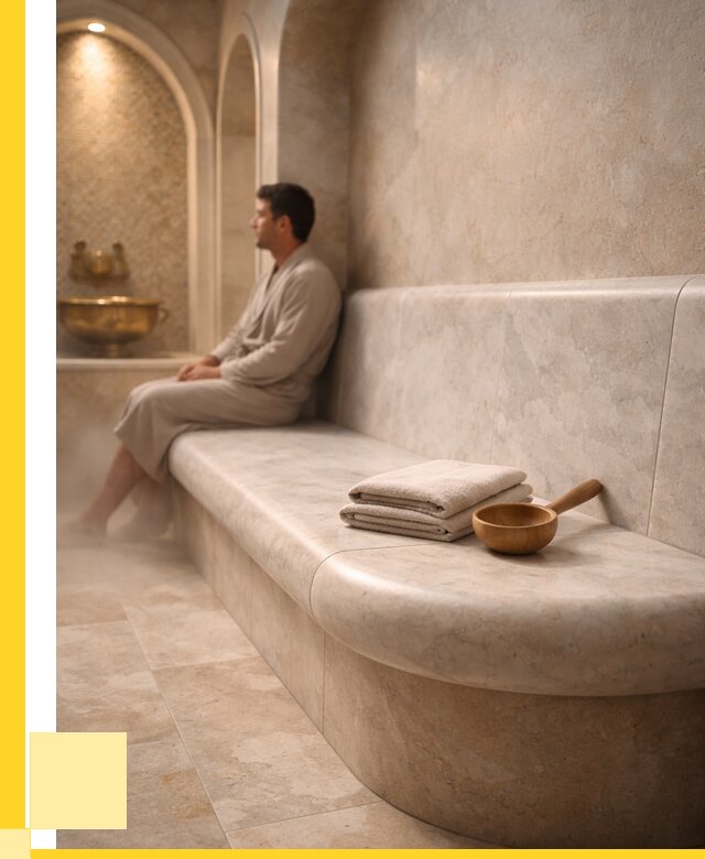 Сиденья для хамама в Печоре под ключ от 12218 р. | ЭриданПчр