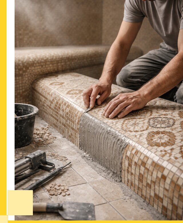 Плитка для хамама под ключ в Печоре от 3564 р. | ЭриданПчр