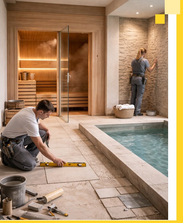 Комплексный дизайн и отделка интерьеров SPA под ключ в Печоре